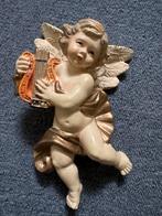 Vintage Kerst Engel met Harp, Antiek en Kunst, Ophalen of Verzenden