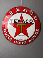 Texaco bol emaille reclamebord 1930-1040, Antiek en Kunst, Ophalen of Verzenden