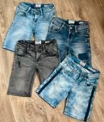 TE KOOP: 4 denim shorts van Vingino maat 110/116 ZGAN, Broek, Ophalen of Verzenden, Zo goed als nieuw, Vingino