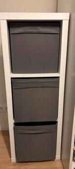 Open kast Kallax ikea met bakken, Huis en Inrichting, Ophalen, Zo goed als nieuw, Minder dan 150 cm, Minder dan 100 cm