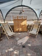 Mega bamboe lounge ligstoelen.., Ophalen, Zo goed als nieuw, Overige materialen, Stoel
