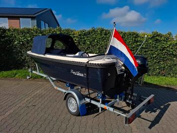 Zeer complete Lago Amore 495 Tender Sloep 20pk Suzuki 4 takt beschikbaar voor biedingen