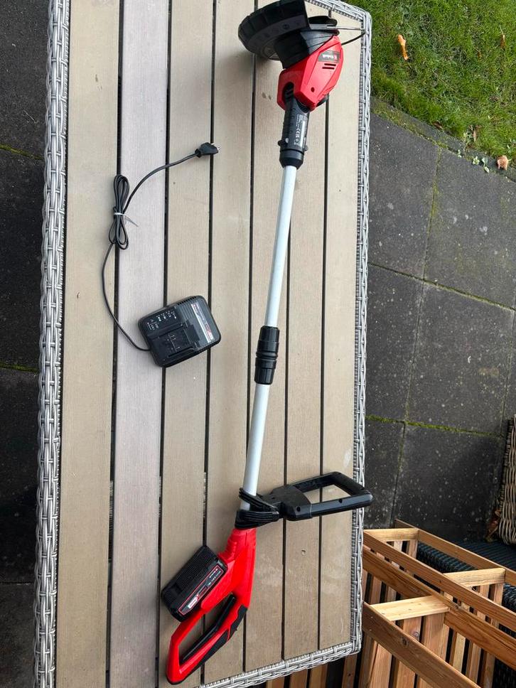 Einhell 18V Grastrimmer, Tuin en Terras, Grastrimmers, Zo goed als nieuw, Accu, 10 tot 30 cm, Ophalen