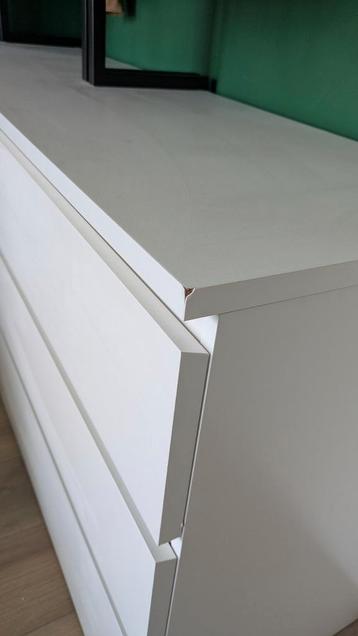 Ikea MALM Ladekast met 2x extra kledingroede - afbeelding 3
