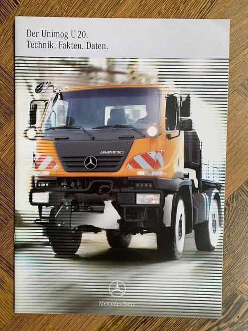 Folder Mercedes-Benz Unimog U20 2007 met los datablad nieuw, Boeken, Auto's | Folders en Tijdschriften, Nieuw, Mercedes, Ophalen of Verzenden