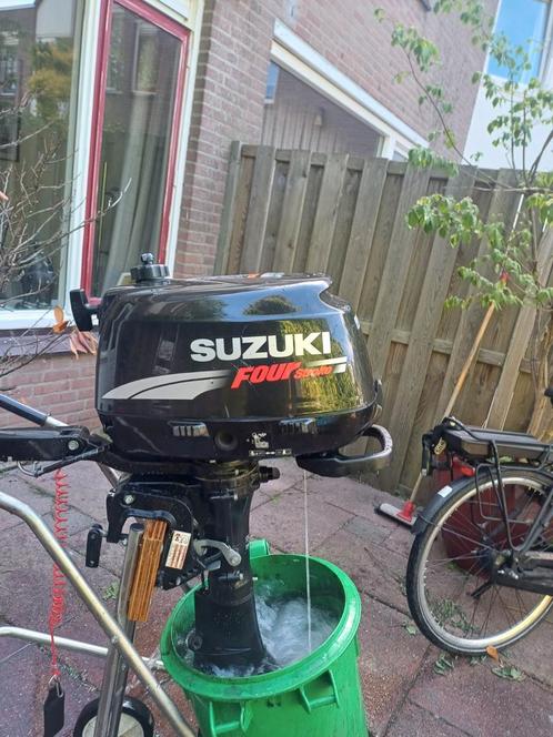 Suzuki 4pk 4takt kortstaart, Watersport en Boten, Bootonderdelen, Zo goed als nieuw, Motor en Techniek, Zeilboot of Motorboot