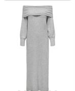 Only - Grijze Off Shoulder Winter Jurk, Maat 46/48 (XL) of groter, Nieuw, Ophalen of Verzenden, Grijs