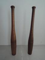 Twee oude houten kegels, Antiek en Kunst, Curiosa en Brocante, Ophalen of Verzenden