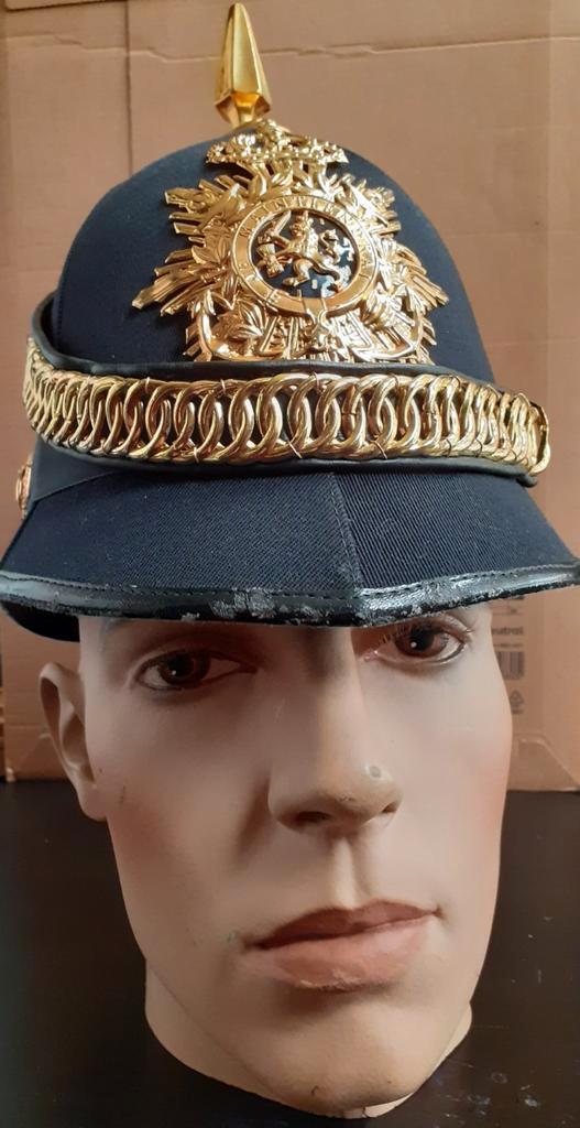 Aangeboden Piekhelm Mariniers ceremonieel, Verzamelen, Militaria | Algemeen, Marine, Helm of Baret, Nederland, Verzenden