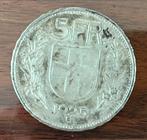 5 Franc Zwitserse munt zilver 1925 (100 jaar oud), Verzenden, Overige landen, Losse munt