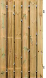 Poortdeur geïmpregneerd op ijzeren frame diverse maten, Tuin en Terras, Tuinpoorten, Ophalen of Verzenden, Nieuw, Hout, Draaipoort