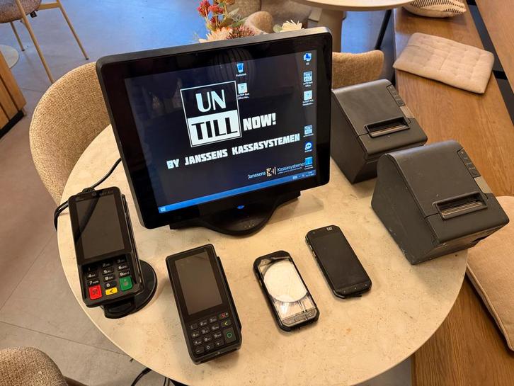 Compleet Kassasysteem met Touchscreen, Pinautomaten & Printe, Zakelijke goederen, Kantoor en Winkelinrichting | Kassa's en Betaalsystemen