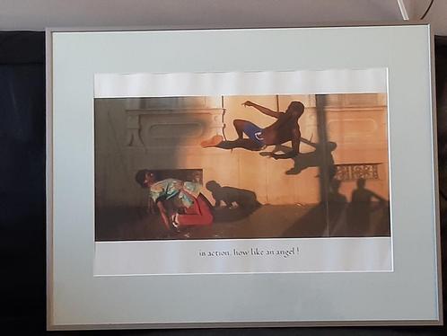 schilderij gemengde techniek, Antiek en Kunst, Kunst | Schilderijen | Modern, Ophalen of Verzenden