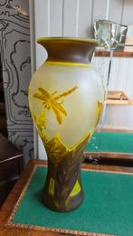 GALLË  glaspasta / geetste grote vaas 45 cm, Antiek en Kunst, Ophalen of Verzenden