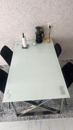 Eettafel set met salon tafel, Ophalen, Zo goed als nieuw