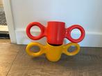 Domoor Bekers Gispen - Vintage Design, Huis en Inrichting, Keuken | Servies, Overige materialen, Gebruikt, Overige typen, Ophalen of Verzenden