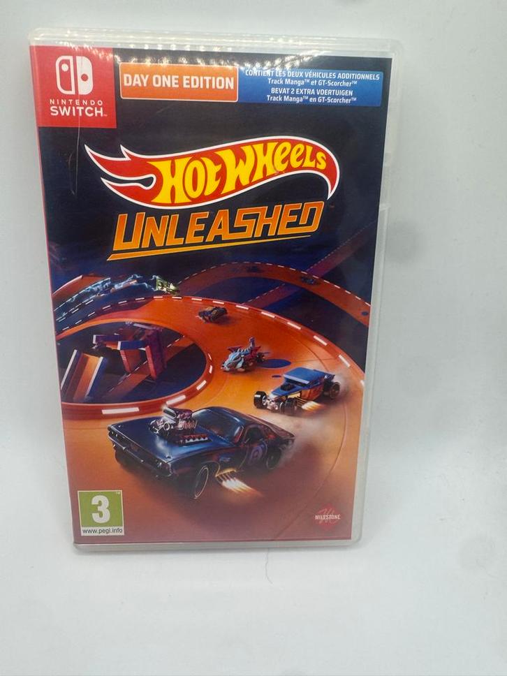 Hot Wheels Unleashed - Nintendo Switch, Spelcomputers en Games, Games | Nintendo Switch, Zo goed als nieuw, Racen en Vliegen, 1 speler