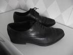 zwart leer Ecco schoenen heren schoenen met veters maat 44, Kleding | Heren, Schoenen, Ecco, Zwart, Ophalen of Verzenden, Gedragen