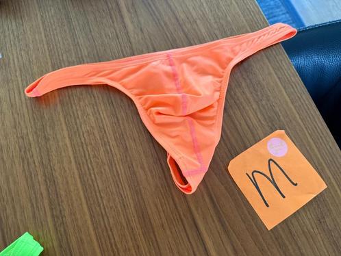 Lycra zwemstring, zwemslip, maat M, oranje, string, Kleding | Heren, Badmode en Zwemkleding, Zwemslip, Oranje, Ophalen of Verzenden