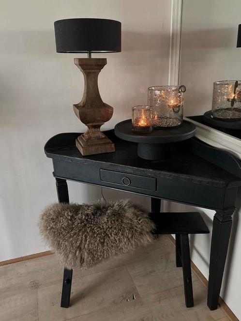Hoektafel hoek bureau sidetable kaptafel India sober, Antiek en Kunst, Curiosa en Brocante, Ophalen