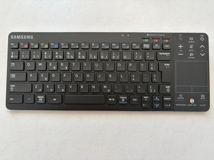 Samsung Toetsenbord VG-KBD2000, Computers en Software, Toetsenborden, Gebruikt, Qwerty, Draadloos, Multimediatoetsen, Ophalen of Verzenden