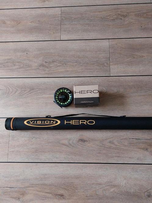 Vision hero set!, Watersport en Boten, Hengelsport | Vliegvissen, Zo goed als nieuw, Complete set, Ophalen
