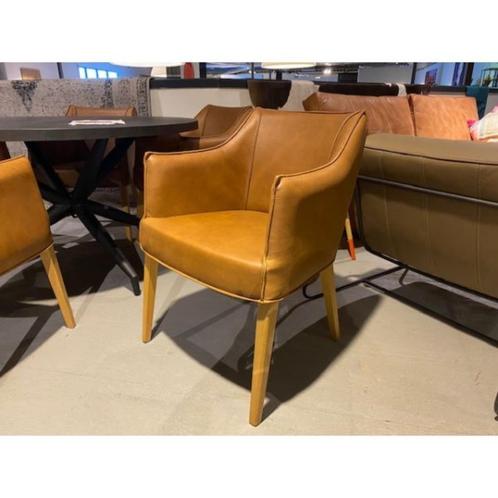 Set van 6 Fortuna stoelen He Design nu eenmalig €1499,-, Huis en Inrichting, Stoelen, Nieuw, Vijf, Zes of meer stoelen, Hout, Leer