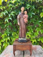 Brocante beeld heilige Antonius/ allegonda, Antiek en Kunst, Antiek | Religie, Ophalen of Verzenden