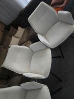 Titel: 6 Leen Bakker Raffy Eetkamerstoelen creme nieuwstaat, Ophalen, Nieuw, Overige kleuren, Vijf, Zes of meer stoelen