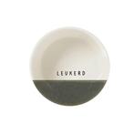 Zusss Zusss Dipschaaltje Leukerd Wit Donkergroen Nieuw, Huis en Inrichting, Keuken | Servies, Ophalen of Verzenden, Zo goed als nieuw