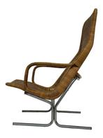 Vintage rotan fauteuil - Dirk van Sliedregt jaren 60 design, Huis en Inrichting, Fauteuils, Gebruikt, Vintage, Riet of Rotan, Vintage