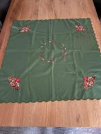 Kerst tafelkleed vierkant vintage kerstmis tafel, Ophalen of Verzenden, Zo goed als nieuw, Vierkant
