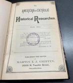 De Amerikaanse katholieke historische onderzoeken 1904 boek, Antiek en Kunst, Antiek | Religie, Ophalen of Verzenden