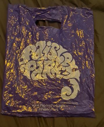 Prince Paisley Park Plastic Tas - Collectors Item beschikbaar voor biedingen