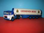 Giessener Bier  MAN met tank-oplegger  Herpa, Ophalen of Verzenden, Zo goed als nieuw, Bus of Vrachtwagen, Herpa