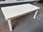 Stoer landelijk wit grenen houten eettafel 90x180 cm, Huis en Inrichting, Tafels | Eettafels, Ophalen, 50 tot 100 cm, Zo goed als nieuw