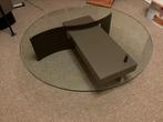 Salontafel glasplaat 120 cm., Ophalen, Overige materialen, 100 tot 150 cm, Rond