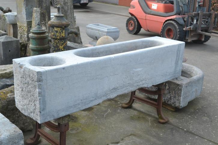 arduinen trog, slank en hoog model, topstaat, Tuin en Terras, Bloembakken en Plantenbakken, Gebruikt, Hout, Tuin, Minder dan 30 cm