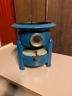 Petroleumstel blauw emaille, Antiek en Kunst, Antiek | Emaille, Ophalen of Verzenden