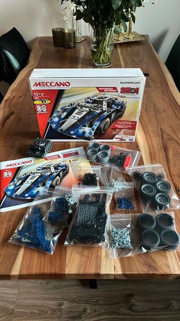 🏎️ Meccano Engineering & Robotics SuperCar 25in1 nr 18211 beschikbaar voor biedingen