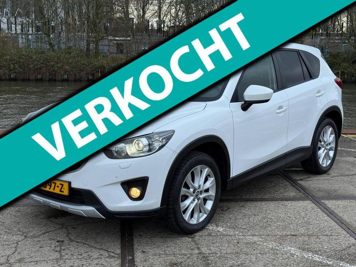 Mazda CX-5 2.2D HP GT-M 4WD 2013 ECC/LEER/AUTOMAAT/VERKOCHT!, Auto's, Mazda, Bedrijf, Te koop, CX-5, 4x4, ABS, Achteruitrijcamera