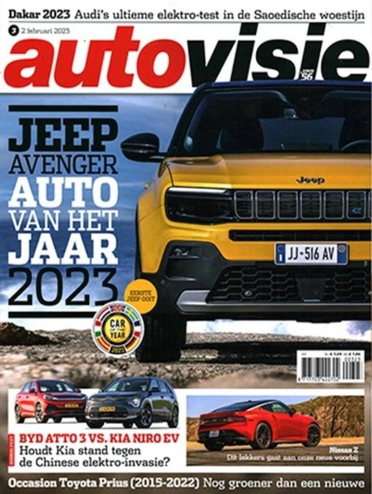 Autovisie 3 2023 : Toyota Prius - Cadillac Fleedwood - BYD, Boeken, Auto's | Folders en Tijdschriften, Gelezen, Algemeen, Ophalen of Verzenden