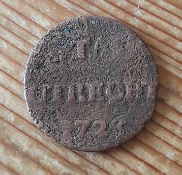 duit Utrecht 1723 beschikbaar voor biedingen