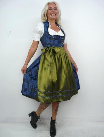 *Abfab Authentieke Alphorn Dirndl Jurk met Schort 40* beschikbaar voor biedingen