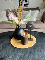 Goudkleurige onderzetter met decoratie, Ophalen of Verzenden, Nieuw, Glas of Kopje