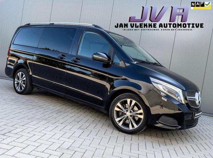 Mercedes-Benz V-klasse 250d Lang LED Diamond Grill Dodehoek, Auto's, Bestelauto's, Bedrijf, Te koop, 360° camera, ABS, Achteruitrijcamera