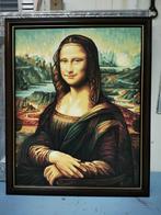 Schilderij Mona Lisa, Huis en Inrichting, Ophalen of Verzenden, Zo goed als nieuw, Schilderij, 75 cm of meer