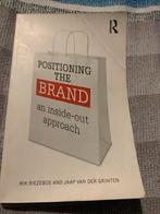 Positioning the Brand - Rik Riezebos, Ophalen of Verzenden, Zo goed als nieuw, Economie en Marketing