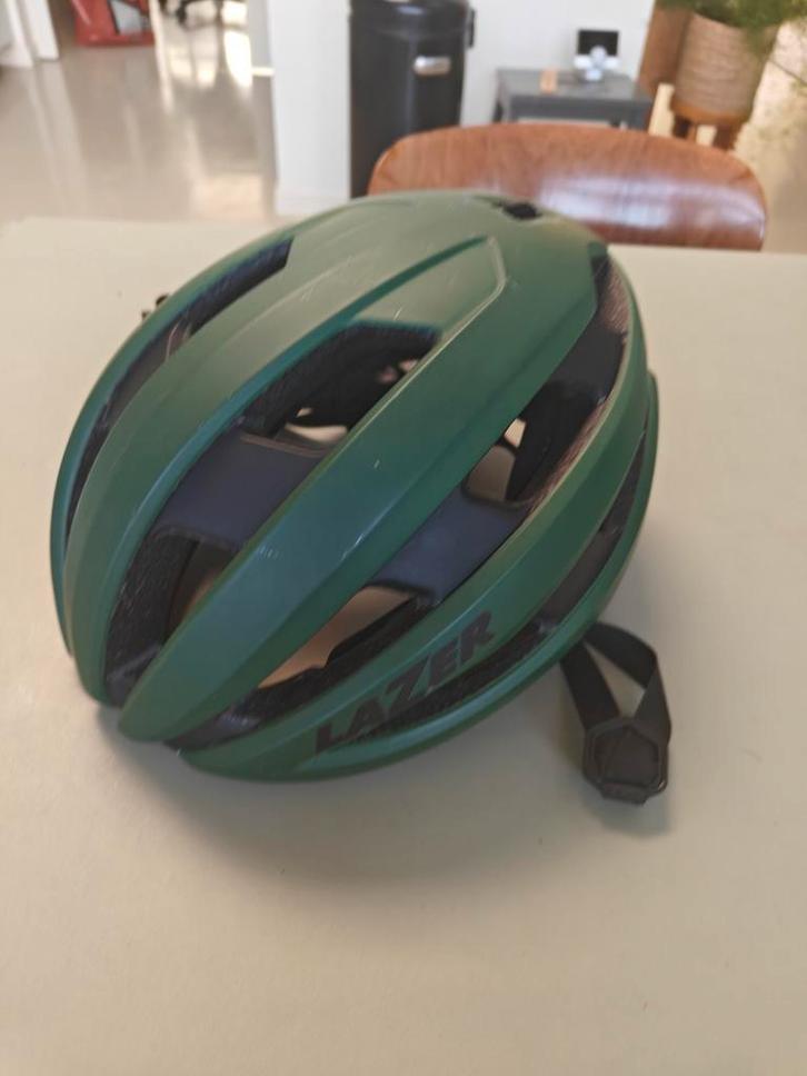 Groene Lazer Spehere Race fietshelm XL, Fietsen en Brommers, Fietsaccessoires | Fietshelmen, Gebruikt, Heer of Dame, XL, Ophalen of Verzenden