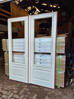 Dubbele buitendeuren 56mm dik 2x 85x229cm incl sluitwerk, Weekamp, Nieuw, Ophalen of Verzenden, Buitendeur